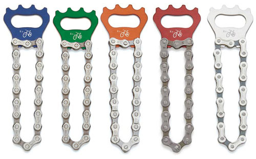 Recycle Bike Chain Bottle Opener