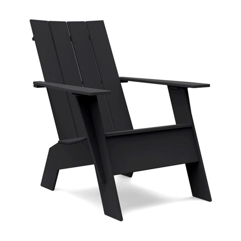 Loll Designs Adirondack Chair Black   LOL1 Adirondack Black 