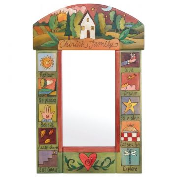 Sticks Inspirational Garden Small Mirror