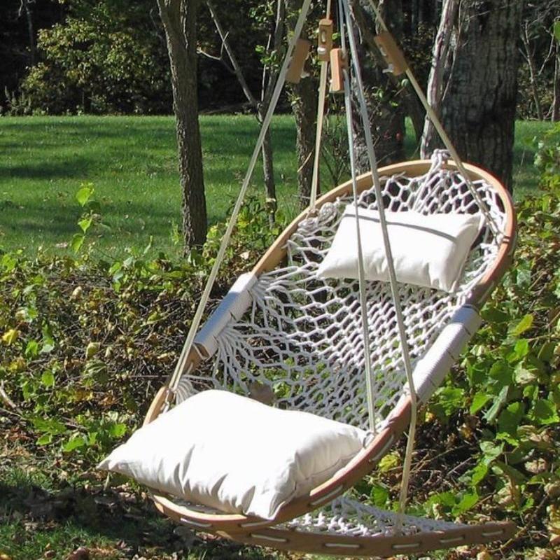 hammock swing with footrest