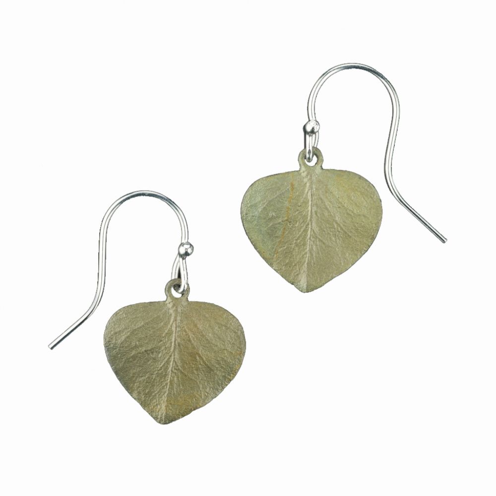 Eucalyptus Round Leaf Wire Earrings